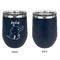 Safari Stainless Wine Tumblers - Navy - Single Sided - Approval