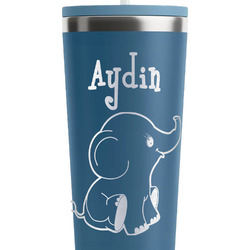 Safari RTIC Everyday Tumbler with Straw - 28oz - Steel Blue - Double-Sided (Personalized)