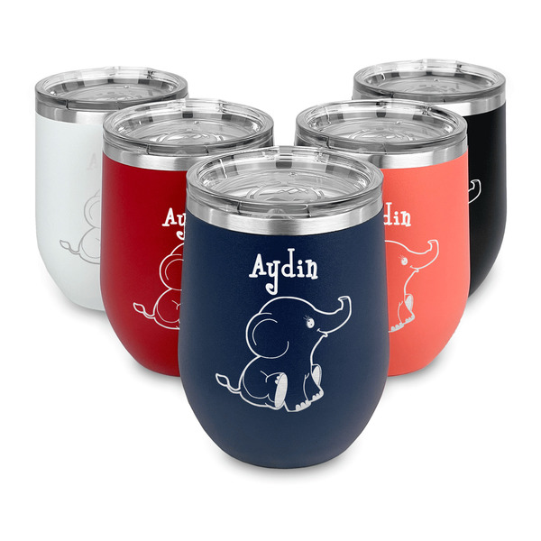 Safari Steel Wine Tumblers Multiple Colors