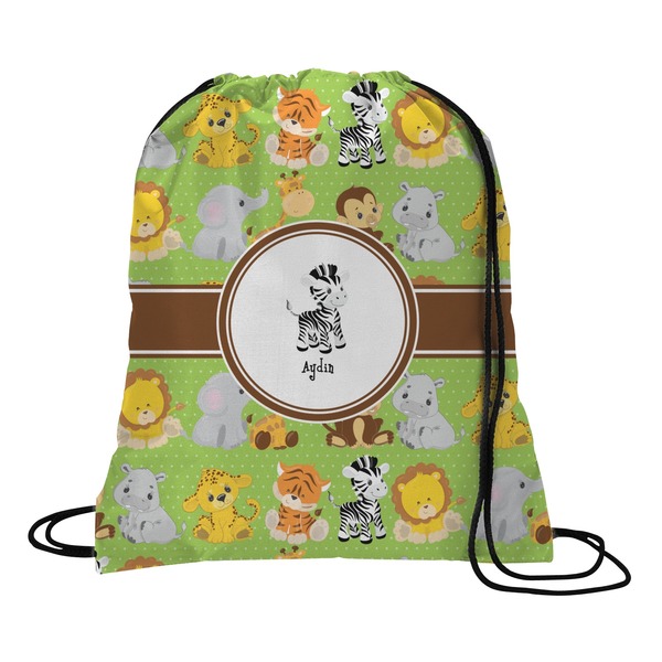 Custom Safari Drawstring Backpack - Medium (Personalized)