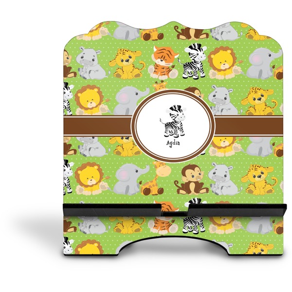 Safari Stylized Tablet Stand - Front without iPad