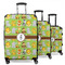Safari 3 Piece Luggage Set - 20" Carry On, 24" Medium Checked, 28" Large Checked (Personalized)