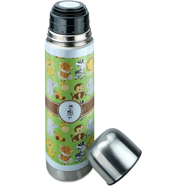 Safari Thermos - Lid Off