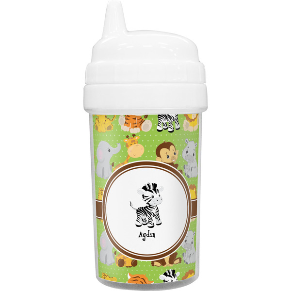 Custom Safari Toddler Sippy Cup (Personalized)