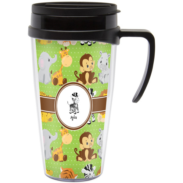 Custom Safari Acrylic Travel Mug with Handle (Personalized)