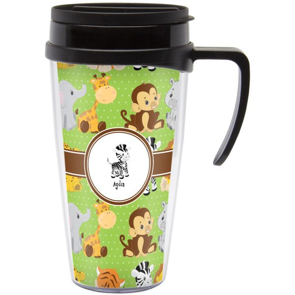 Custom Safari Acrylic Travel Mug with Handle (Personalized)