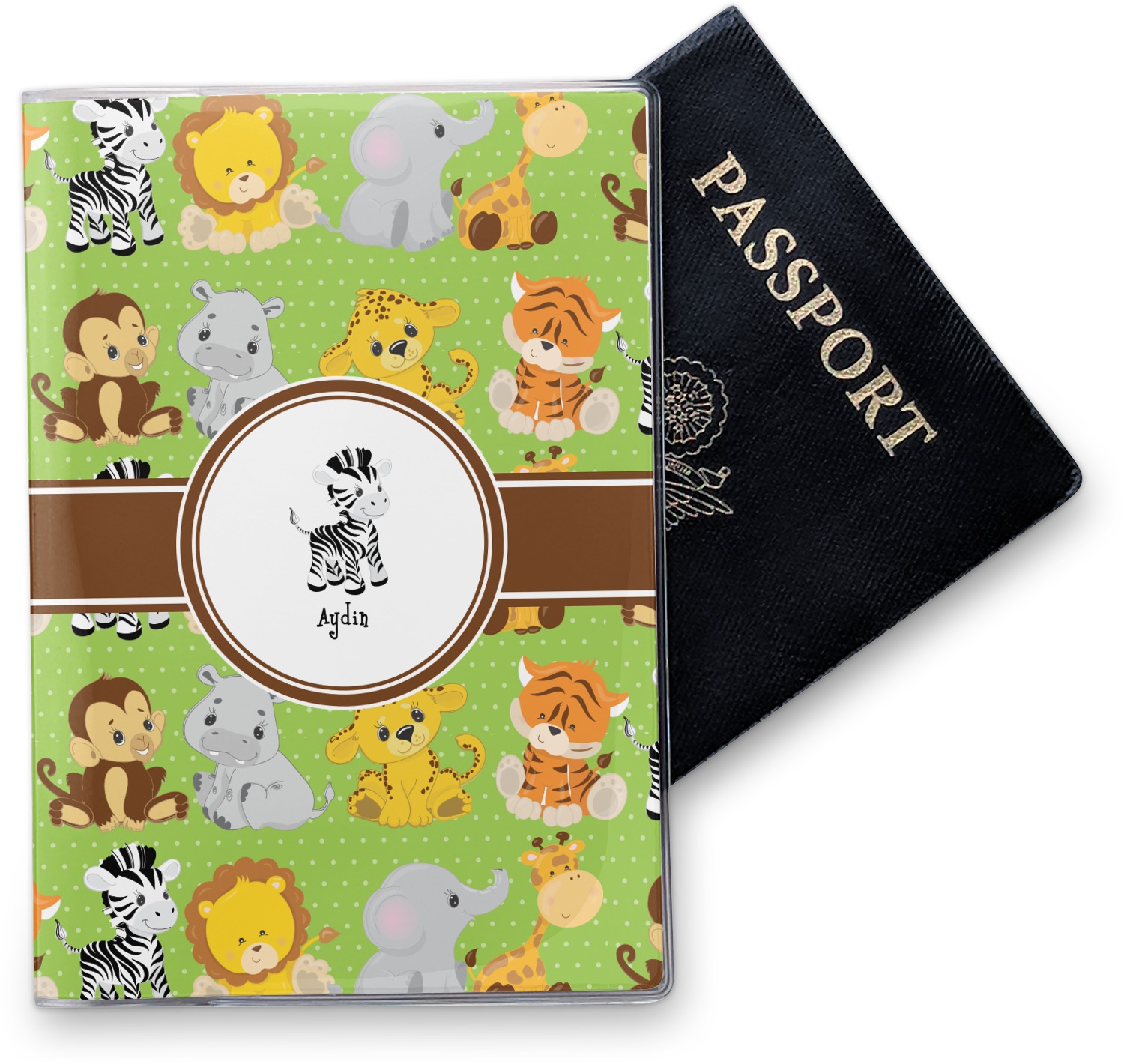Custom Safari Vinyl Passport Holder (Personalized) YouCustomizeIt