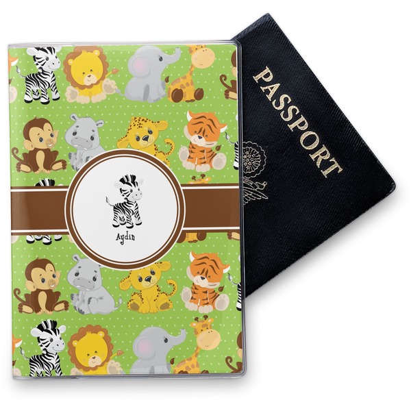 Custom Safari Vinyl Passport Holder (Personalized)