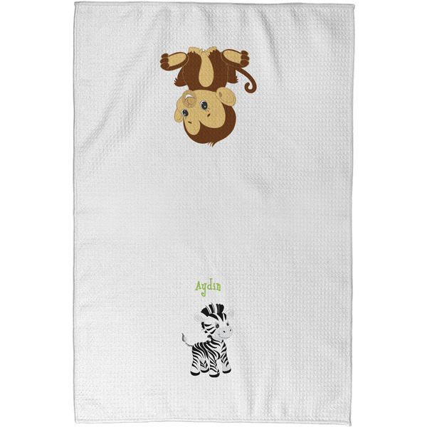Safari Waffle Towel - Partial Print - Approval Image