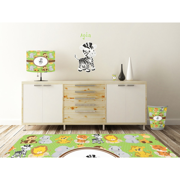 Safari Wall Graphic Decal Wooden Desk