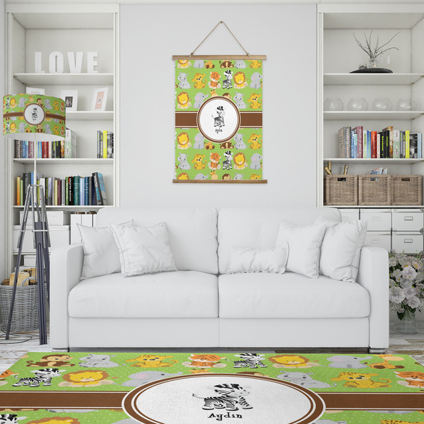 Safari Wall Hanging Tapestry - Portrait - IN CONTEXT