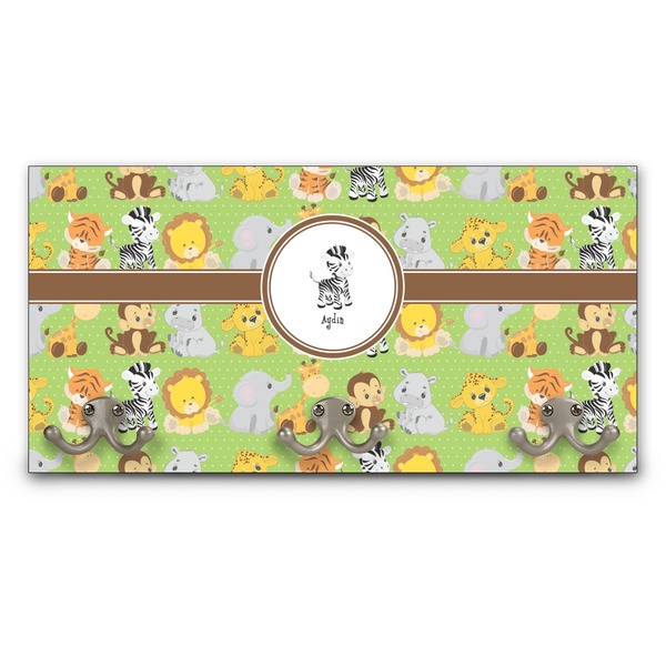 Custom Safari Wall Mounted Coat Rack (Personalized)