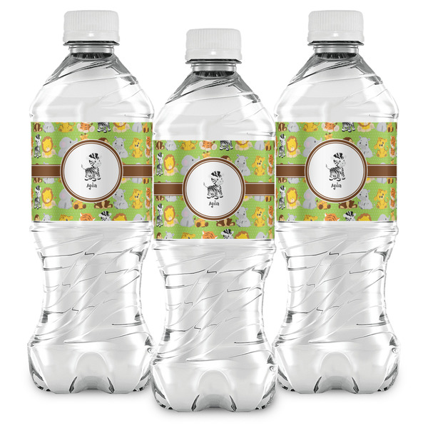 Safari Water Bottle Labels - Front View