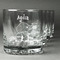 Safari Whiskey Glasses (Set of 4) (Personalized)