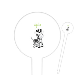 Safari Round Plastic Food Picks (Personalized)