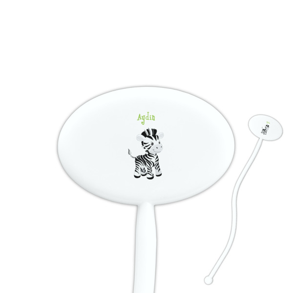 Custom Safari Oval Plastic Stir Sticks (Personalized)