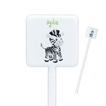 Safari Square Plastic Stir Sticks (Personalized)