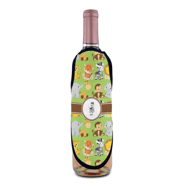 Safari Wine Bottle Apron - IN CONTEXT