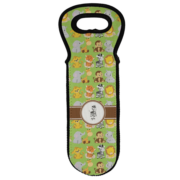 Custom Safari Wine Tote Bag (Personalized)