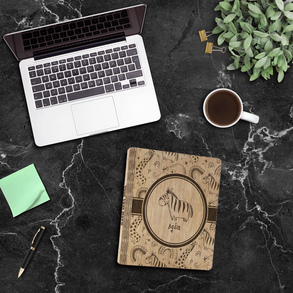 Safari Wood 3-Ring Binders - 1" Letter - In Context