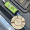 Safari Wood Luggage Tags - Round - Lifestyle
