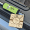 Safari Wood Luggage Tags - Square - Lifestyle