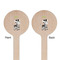 Safari Wooden 6" Stir Stick - Round - Double Sided - Front & Back