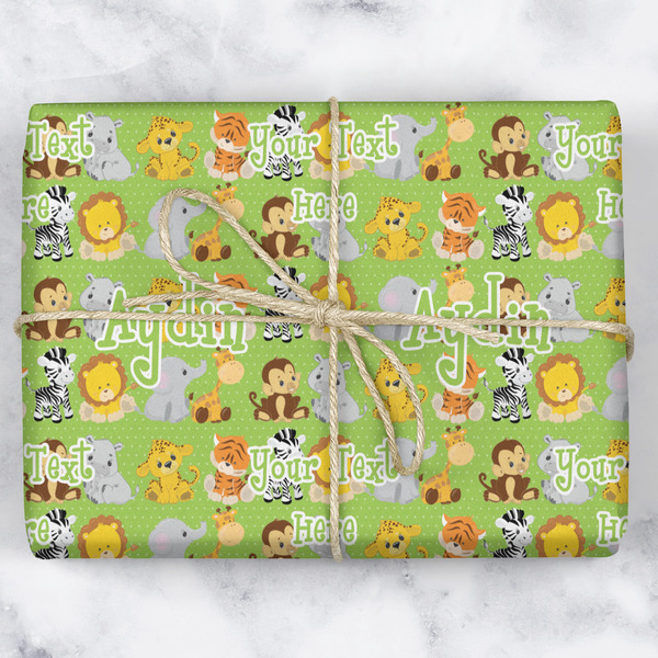 Safari Wrapping Paper Roll - Matte - Wrapped Box