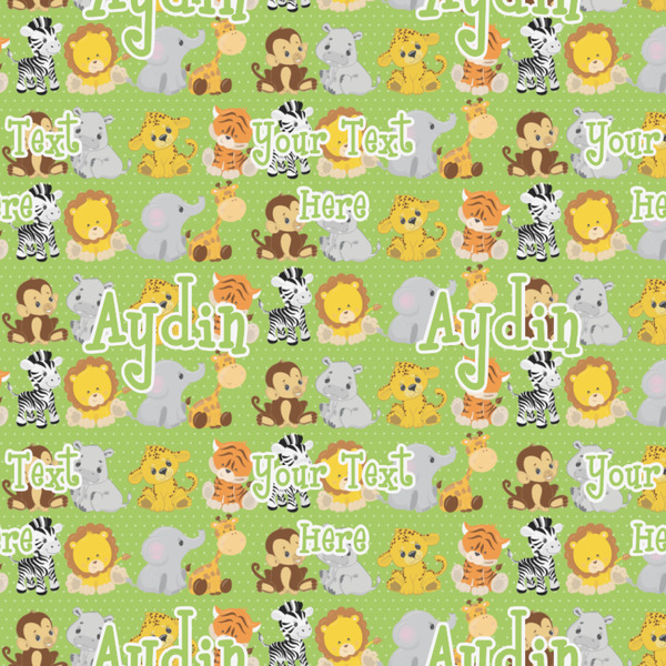 Safari Wrapping Paper Square