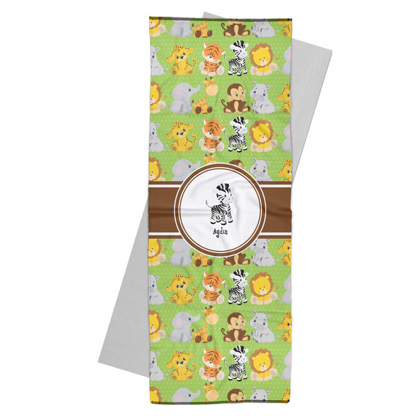 Custom Safari Yoga Mat Towel (Personalized)