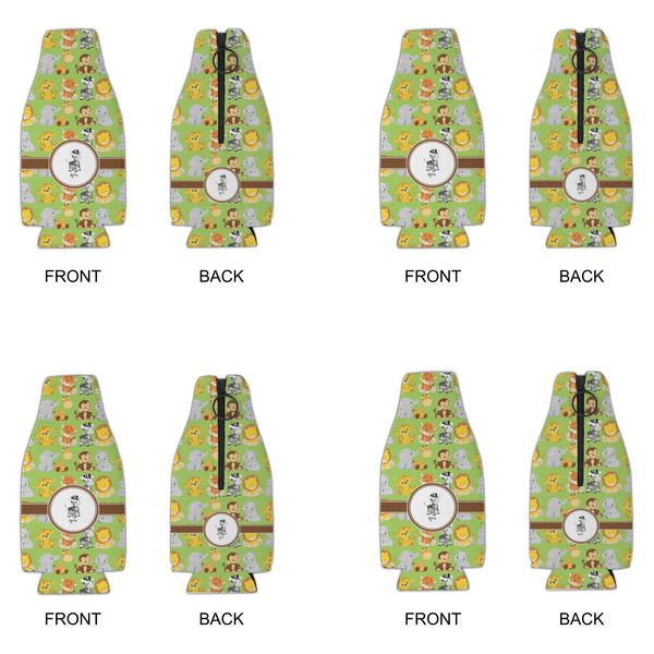 Safari Zipper Bottle Cooler - Set of 4 - APPROVAL