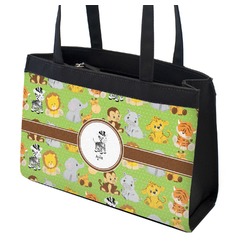 Safari Zippered Everyday Tote w/ Name or Text