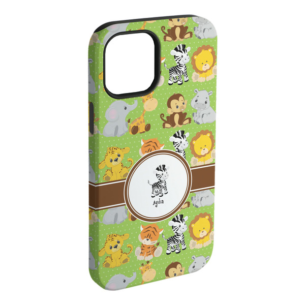 Custom Safari iPhone Case - Rubber Lined (Personalized)