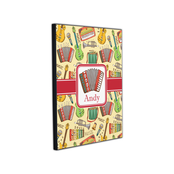 Vintage Musical Instruments 11x14 Wood Print - Angle View