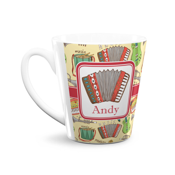 Vintage Musical Instruments 12 Oz Latte Mug - Front