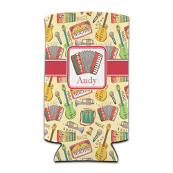 Vintage Musical Instruments Can Cooler (tall 12 oz) (Personalized)