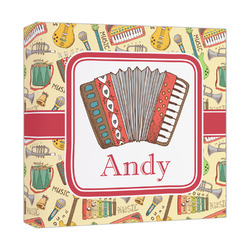 Vintage Musical Instruments Canvas Print - 12x12 (Personalized)