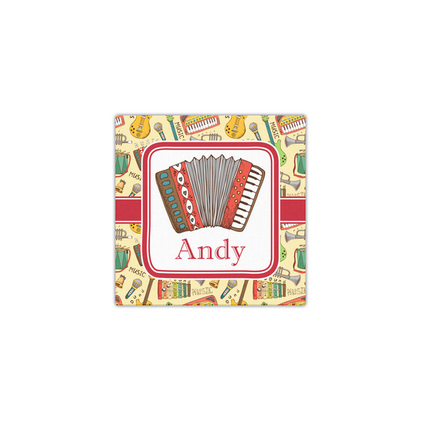 Vintage Musical Instruments 12x12 - Canvas Print - Front View