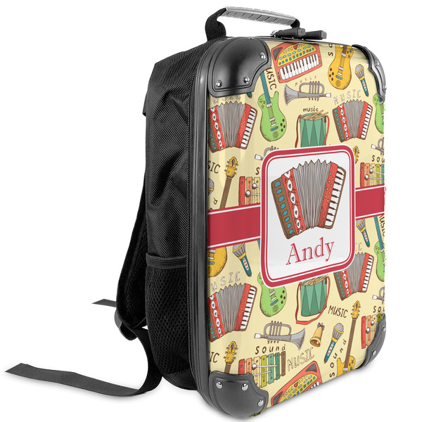 Custom Vintage Musical Instruments Kids Hard Shell Backpack (Personalized)