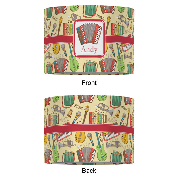 Vintage Musical Instruments 16" Drum Lampshade - APPROVAL (Fabric)