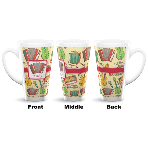 Vintage Musical Instruments 16 Oz Latte Mug - Approval