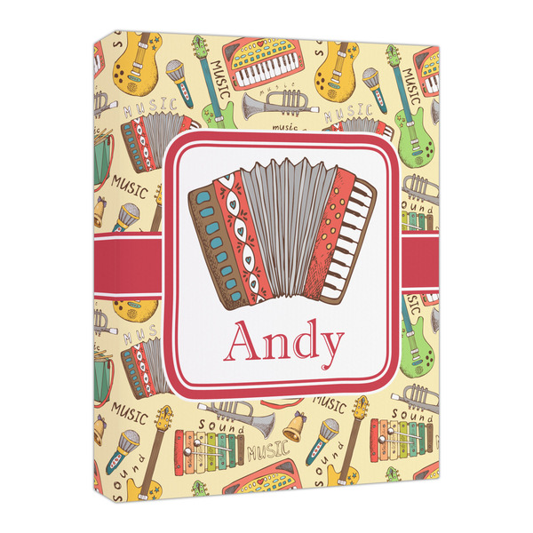 Custom Vintage Musical Instruments Canvas Print - 16x20 (Personalized)