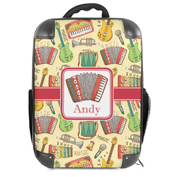Vintage Musical Instruments Hard Shell Backpack (Personalized)