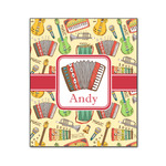 Vintage Musical Instruments Wood Print - 20x24 (Personalized)