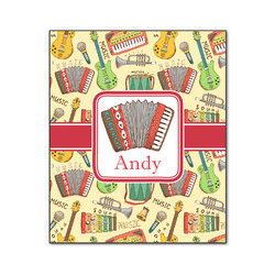 Vintage Musical Instruments Wood Print - 20x24 (Personalized)