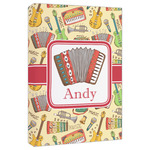 Vintage Musical Instruments Canvas Print - 20x30 (Personalized)