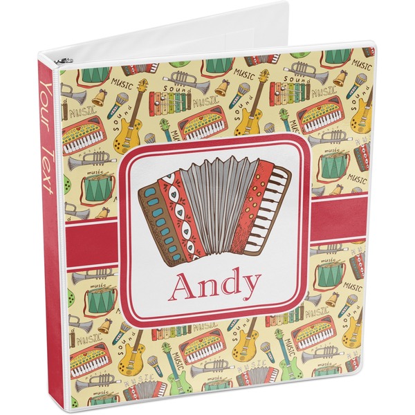 Vintage Musical Instruments 3-Ring Binder 3/4 - Main