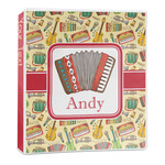 Vintage Musical Instruments 3-Ring Binder - 1 inch (Personalized)