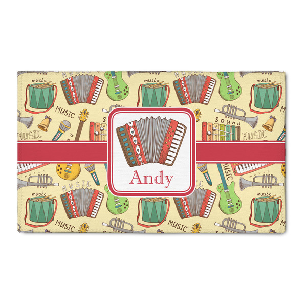 Custom Vintage Musical Instruments 3' x 5' Indoor Area Rug (Personalized)