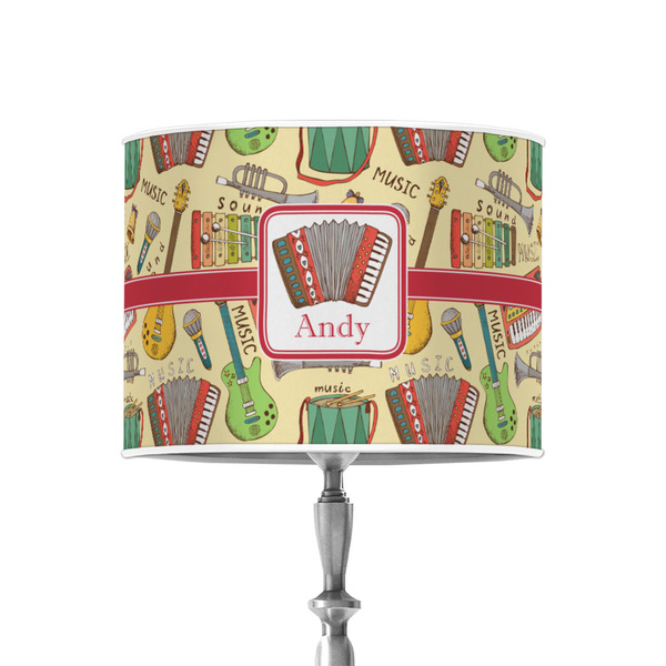 Custom Vintage Musical Instruments 8" Drum Lamp Shade - Poly-film (Personalized)
